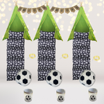 Soccer Sleepover Party Set, Tee Pee Soccer Birthday Party Box