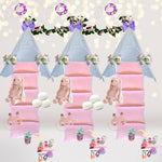 Sweet and Dainty Easter Bunny Sleepover Set- Party in a box for 3