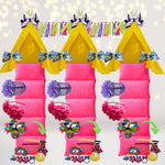 Pineapple Luau Sleepover Party Supplies Kit