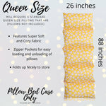 Baseball Pillow Bed, Softball Pillow Bed Case, Baseball Gift, Softball Gift