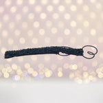 Black Bead Bohemian Headband, Hippie Headband