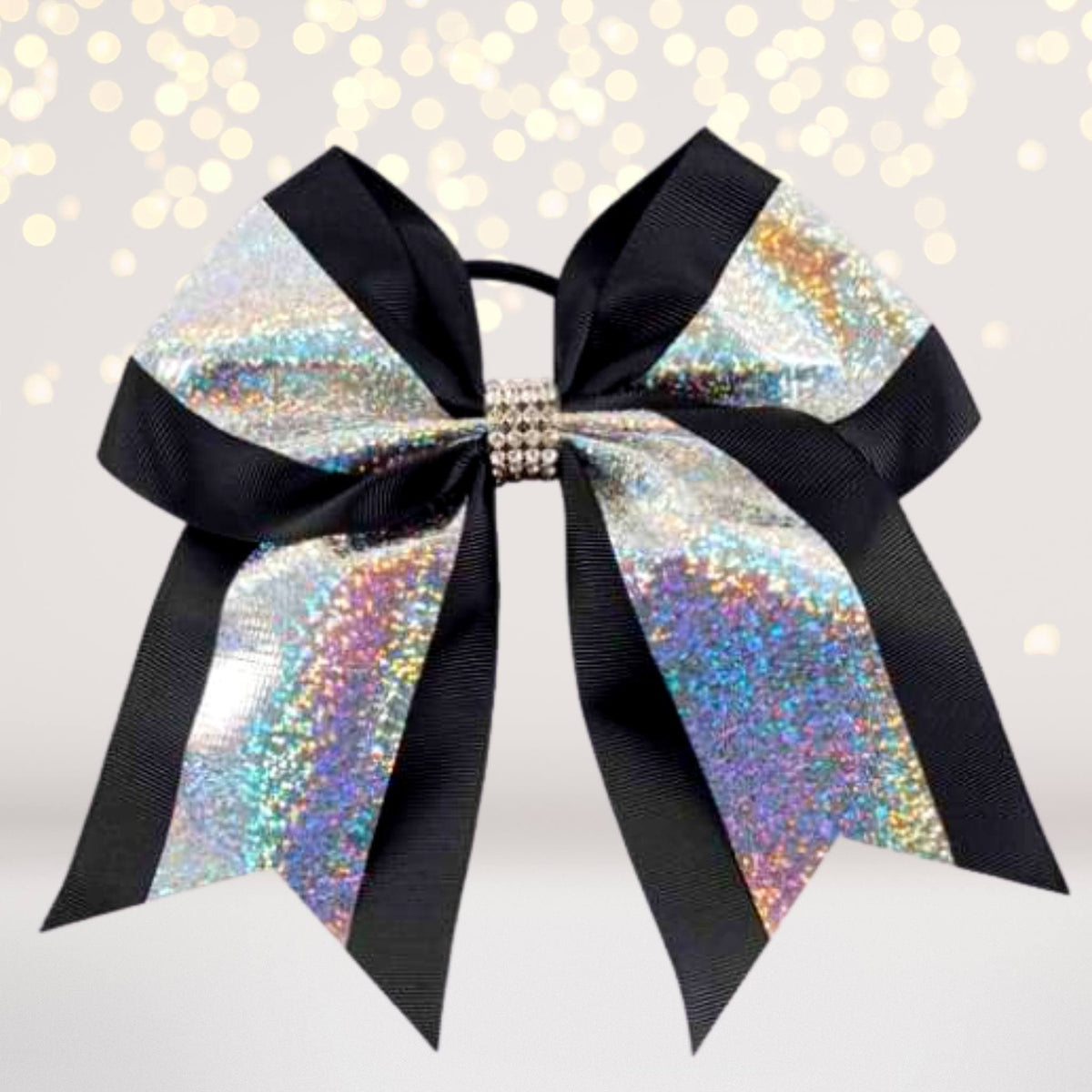 Black Glitter Cheer Bow – Bling Bow Love