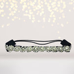 Black Pearl And Sequin Snowflake Headband