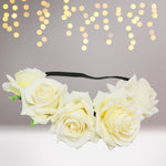 Boho Wedding Rose Headband