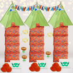 Dinosaur Teepee Tent Slumber Party, Dinosaur Birthday Party Sleepover Box