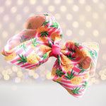 Fun Fruit Hair Bows, Pineapple Hair Bow, Strawberry Hair Bow, Watermelon hair Bow