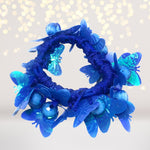 Girls Butterfly Dangle Hair Tie, Butterfly Ponytail Holder, Hair Elastic