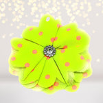 Girls Delicate Satin Flower Hair Clip