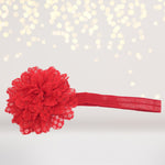 Girls Rugged and Rustic Lace Flower Headband