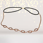 Glistening diamonds loop Headband