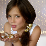 Glistening Gemstone Wrap Around Hair Bands, Rhinestone Ponytail Wrap