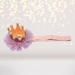 Glitter and Pearls Princess Crown Headband