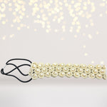 Headband - Ivory Pearl Lace Flower Girl Headband