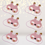 Kids Bunny Rabbit Felt Costume Face Mask