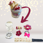 Party Favor - Hot Pink Boho Party Jar Favor