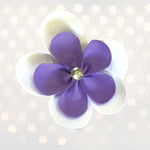 Hair Flower - Ribbon Hair Flowers, Hair Flower Clips For Girls