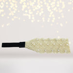 Rustic Lace, Pearl and Stone Headband