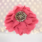 Hair Flower - Simply Elegant Hair Flower And Brooch