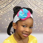 Headband - Soft Delicate Cotton Flower Headband