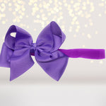 Headband - Soft Elastic Bow Headband, Baby Basic Bow Headband