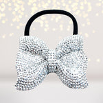 Hairband - Sparkle Bow Hair Tie, Sparkly Bow Hair Elastic