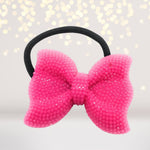 Hairband - Sparkle Bow Hair Tie, Sparkly Bow Hair Elastic