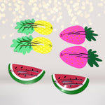 Hair Clip - Unicorn Snappy Hair Clip Set, Fruit Snappy Hair Clip Set