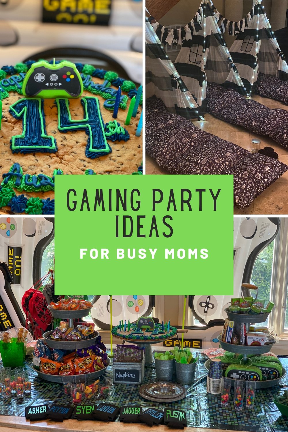 Gaming Party Ideas for Busy Moms - Chicky Chicky Bling Bling, LLC