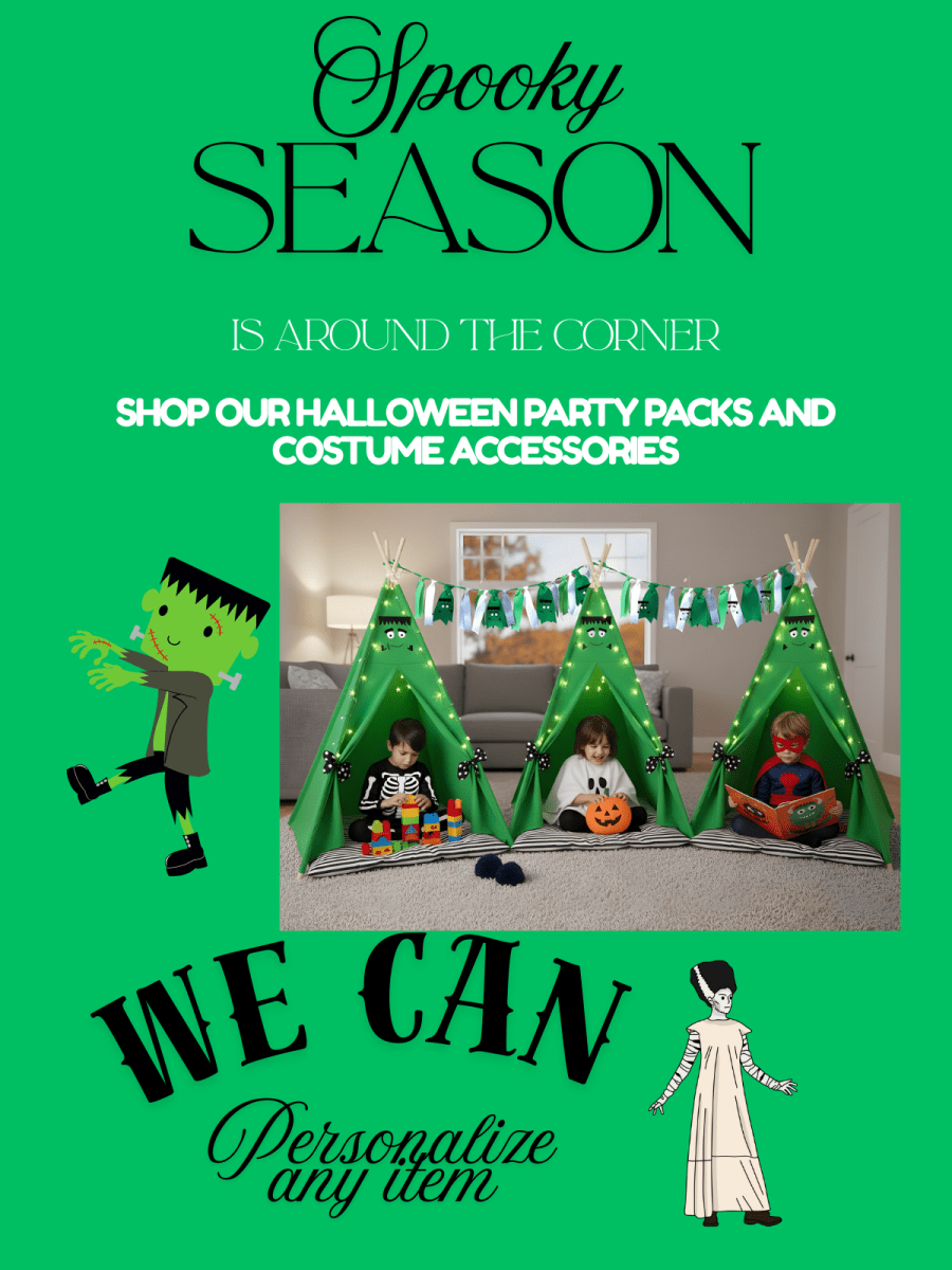 How to throw the best Frankenstein Party Decorations: Halloween Supplies for Sleepover Parties Pack - Chicky Chicky Bling Bling