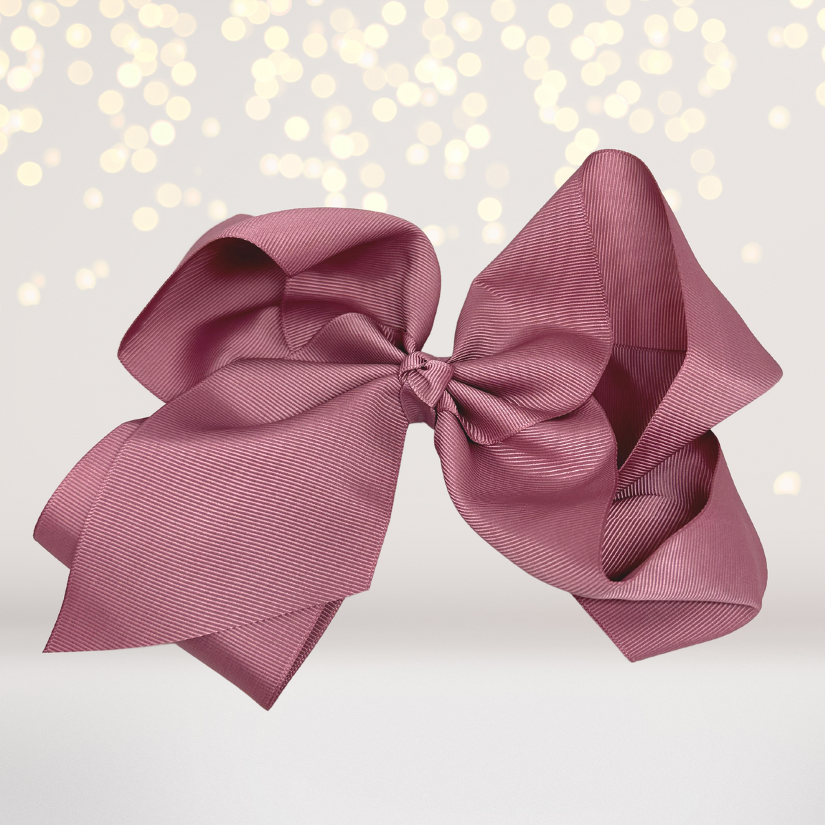 mauve big bows for hair, girls hair bow, accessories for hair, basic 8 inch hair bow