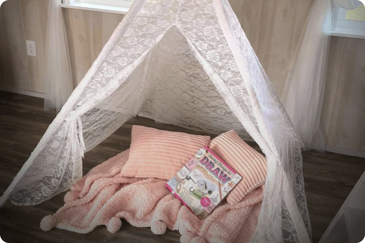 Kids Lace Tent, Sleepover Tent, Play Tents