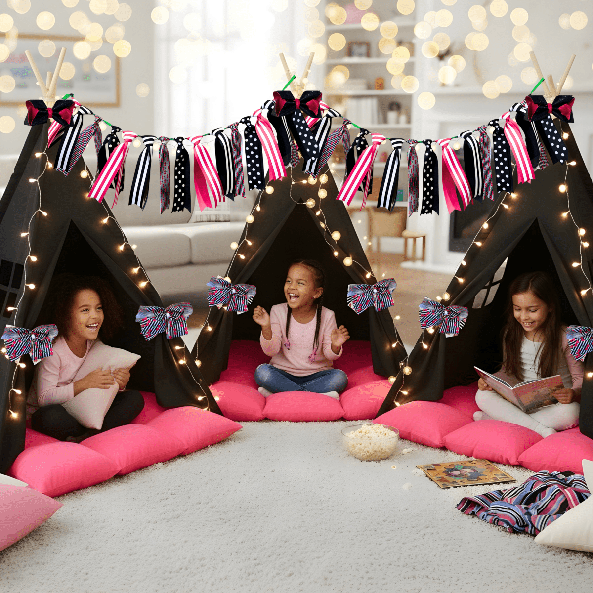 Cherry On Top Teepee Sleepover Party Supplies Kit