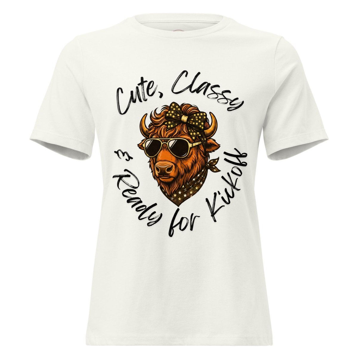 Classic Black & Gold Game Day Relaxed Short-Sleeve Tee | Premium Comfort Tailgate Apparel