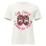 Classic Crimson & Cream Game Day Relaxed Short-Sleeve Tee | Premium Comfort Tailgate Apparel
