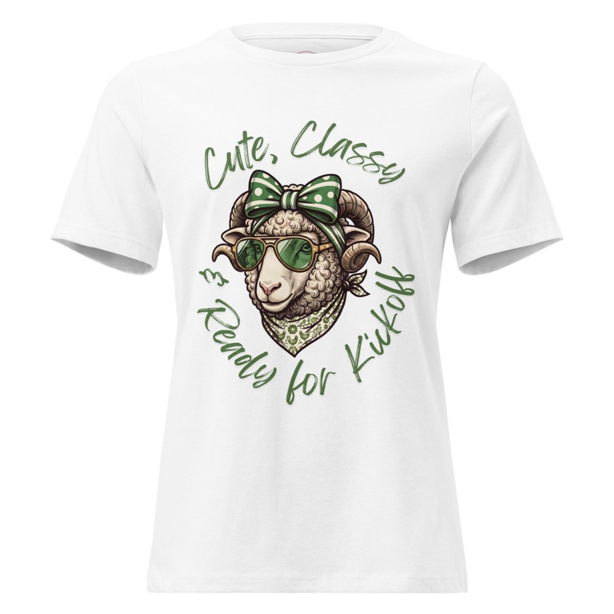 Classic Green & Gold Game Day Relaxed Short-Sleeve Tee | Premium Comfort Tailgate Apparel