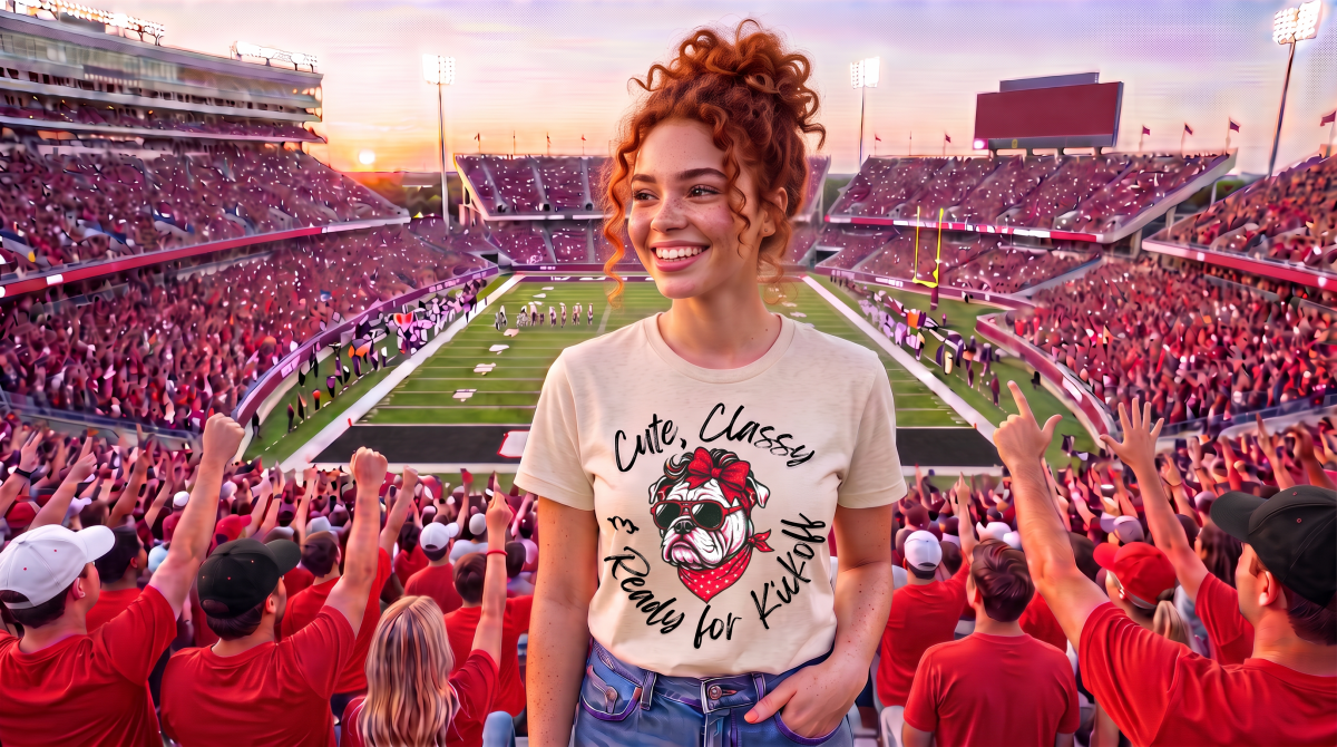 Classic Red & Black Game Day Relaxed Short-Sleeve Tee | Premium Comfort Tailgate Apparel