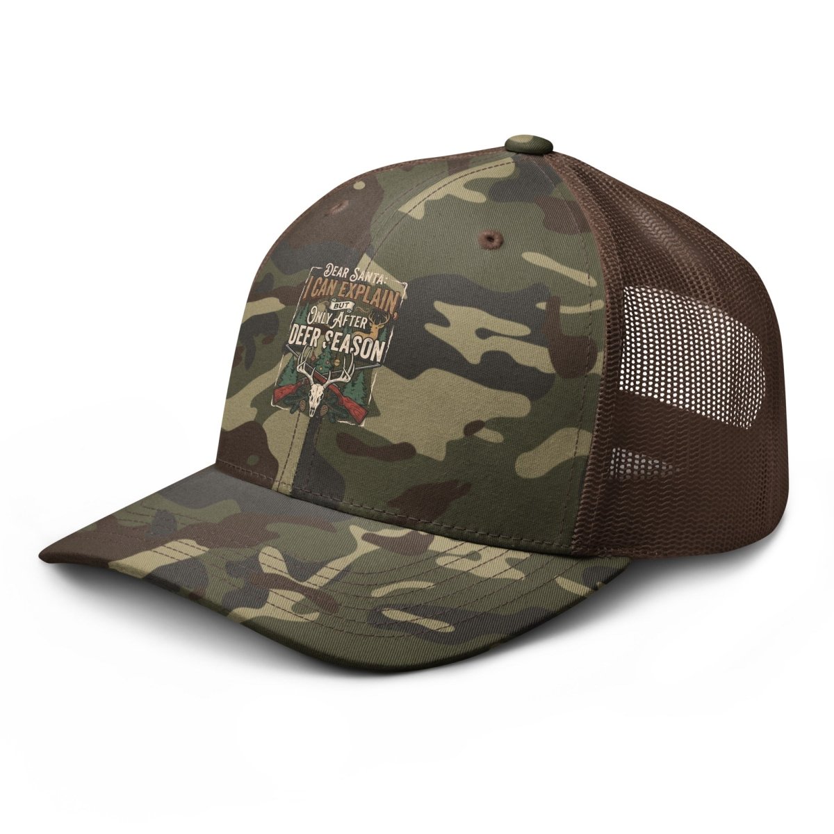 Dear Santa I Can Explain But Only After Hunting Season Hat | Funny Dad Cap