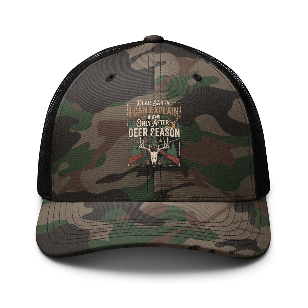 Dear Santa I Can Explain But Only After Hunting Season Hat | Funny Dad Cap