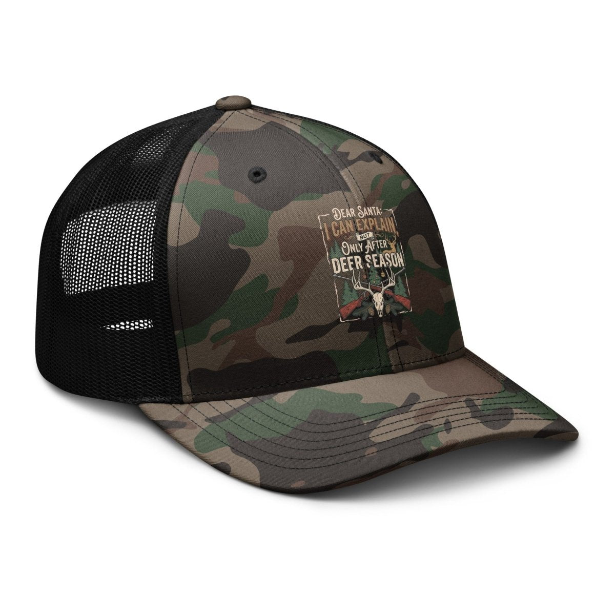 Dear Santa I Can Explain But Only After Hunting Season Hat | Funny Dad Cap