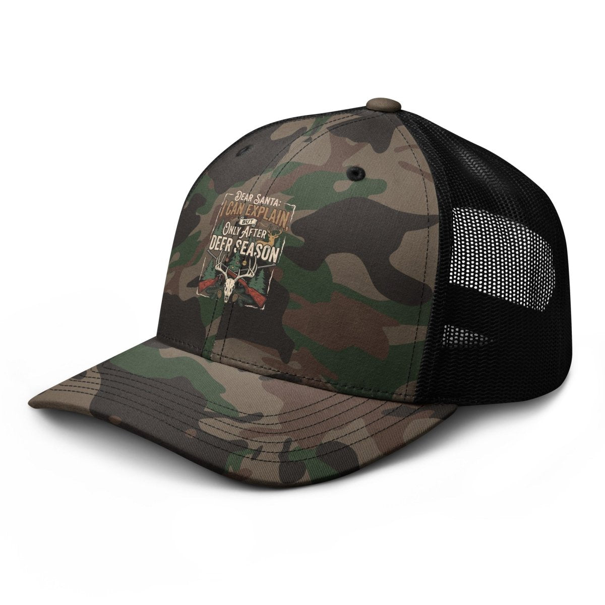 Dear Santa I Can Explain But Only After Hunting Season Hat | Funny Dad Cap