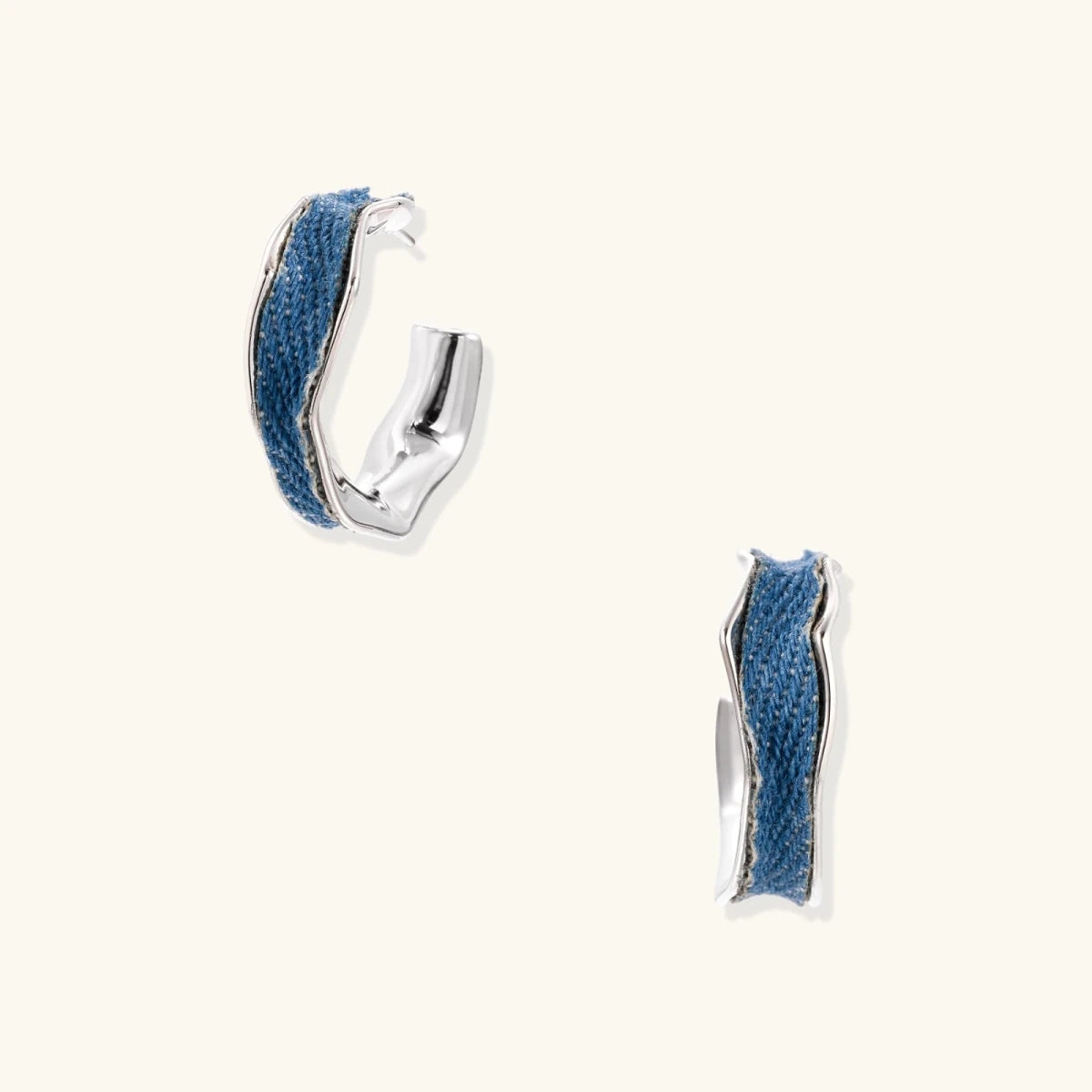 Denim Dreams Hoops | Chicky Chicky Bling Bling