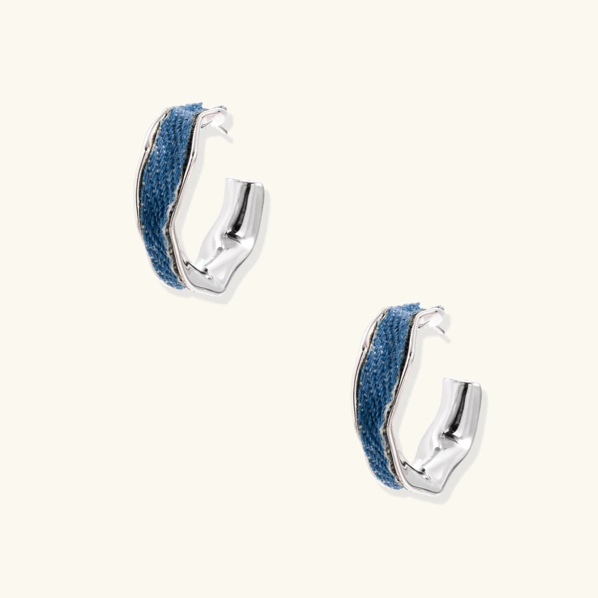 Denim Dreams Hoops | Chicky Chicky Bling Bling
