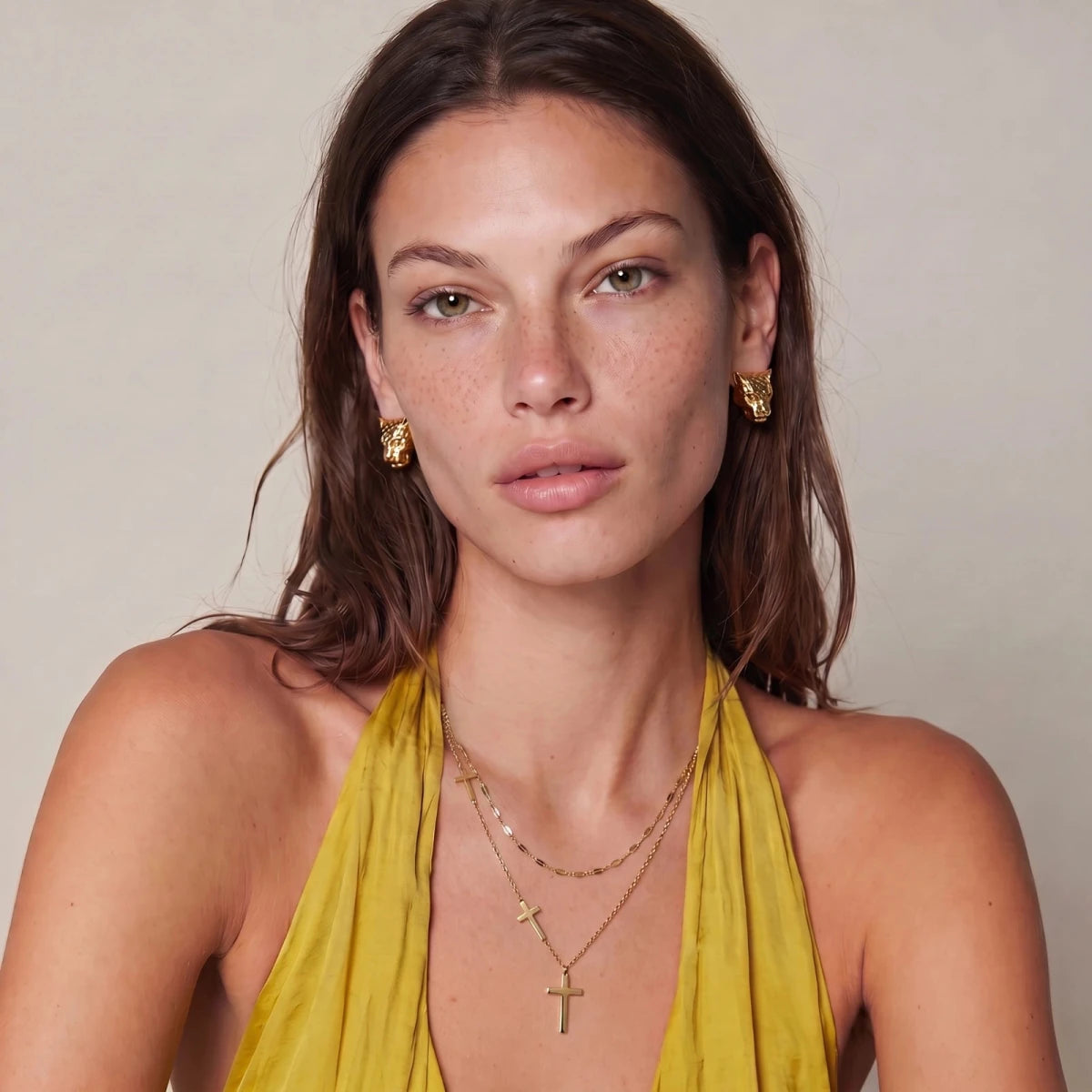 Divine Layers Cross Necklace Set | Chicky Chicky Bling Bling