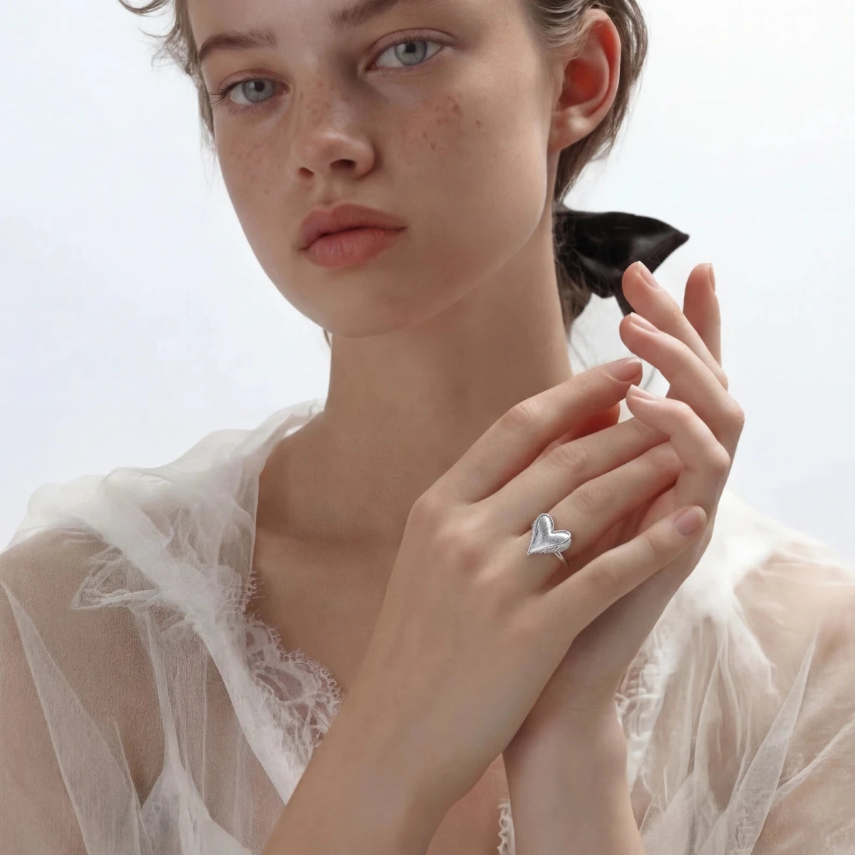 Feathered Heart Ring | Chicky Chicky Bling Bling