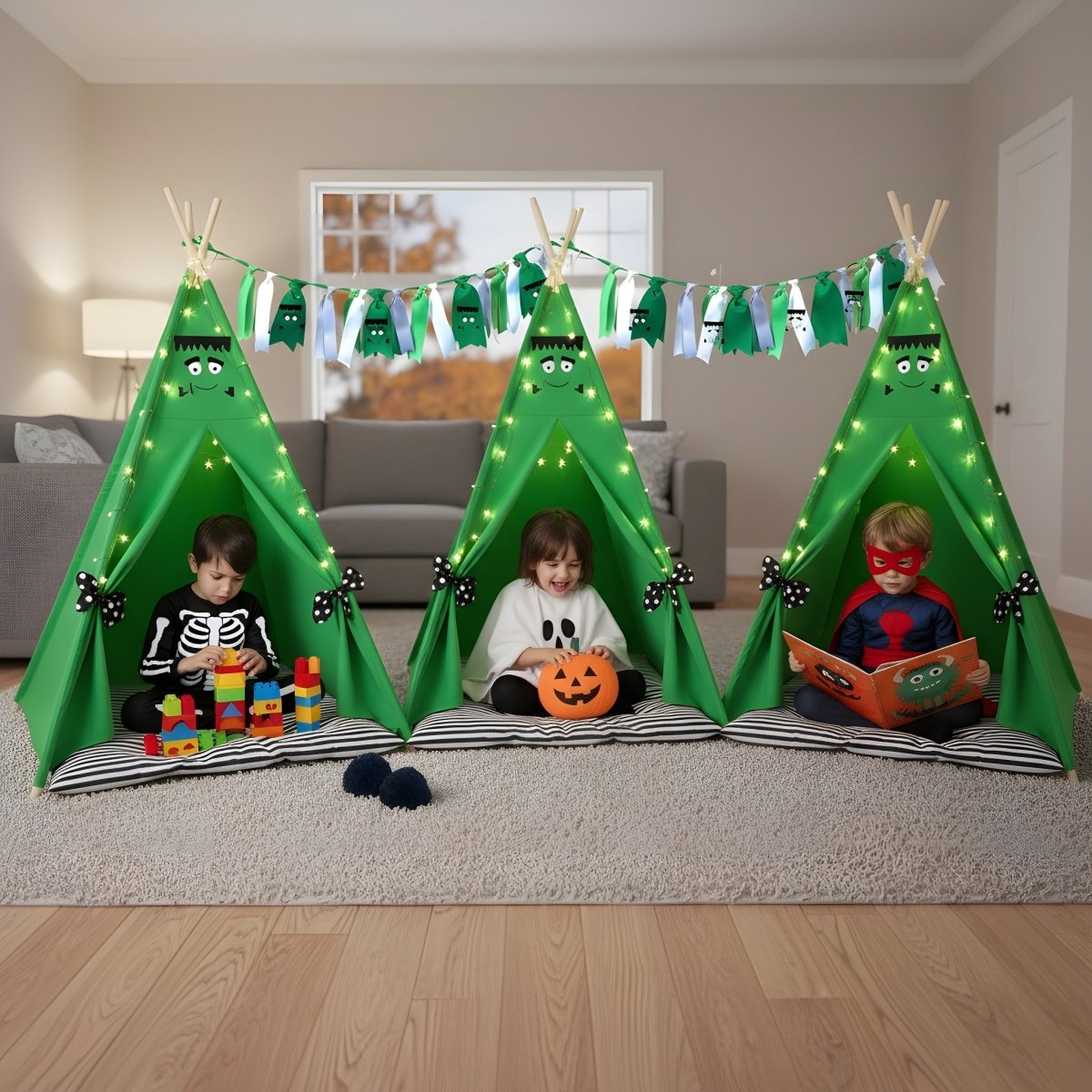 Frankenstein Halloween Party Supplies Sleepover Pack