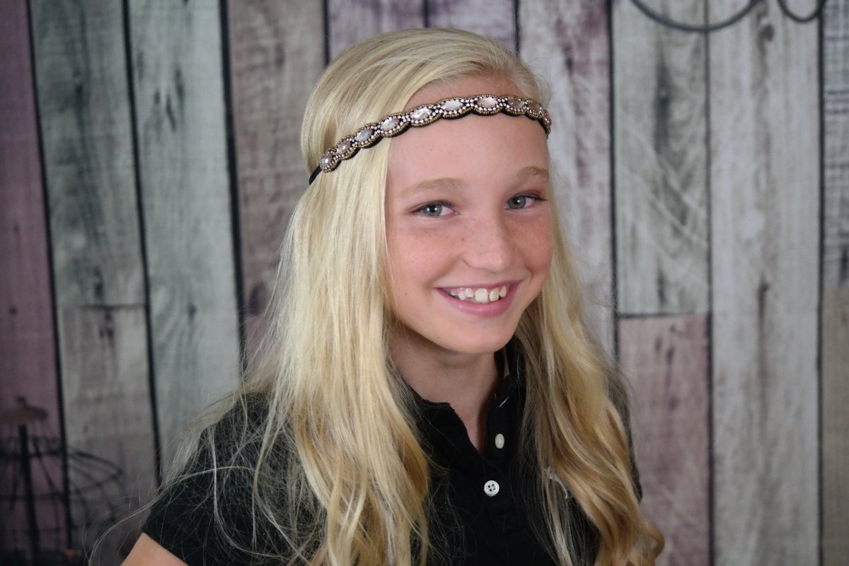 Glistening Pink Rhinestone Princess Headband
