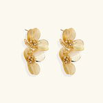 Golden Bloom Double Earrings | Chicky Chicky Bling Bling