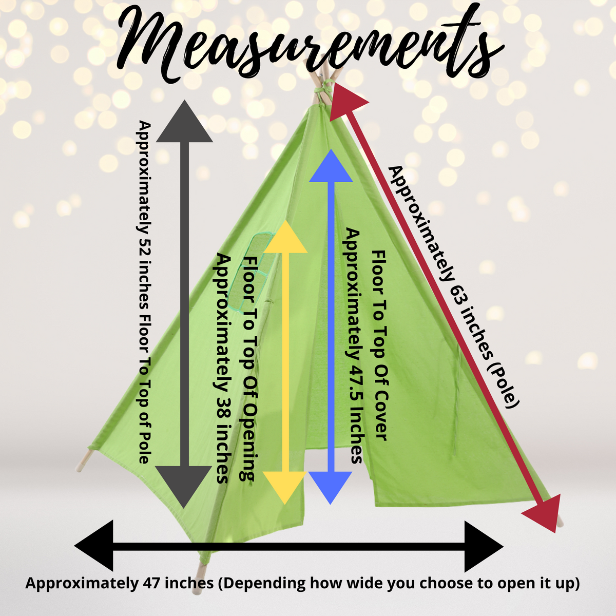 Tent dimensions