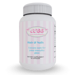 Hair, Skin & Nails Vitamin Supplement Bottle by Chicky Chicky Bling Bling