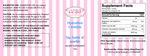 Hydration Creatine Monohydrate Powder label